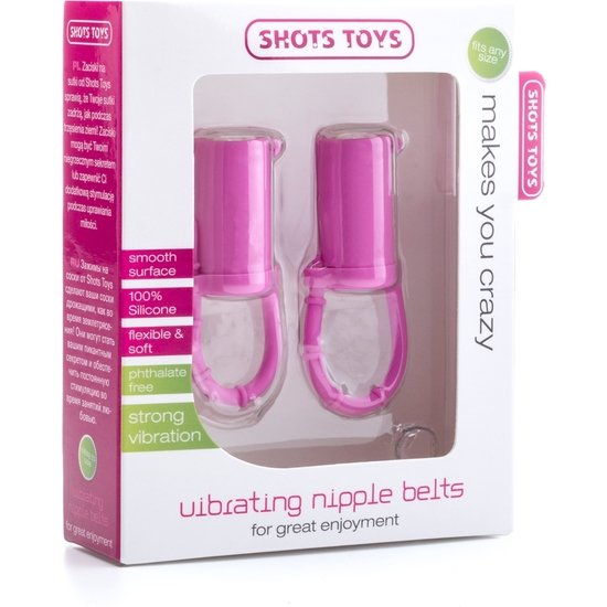 Shots estimulador de pezones rosa
