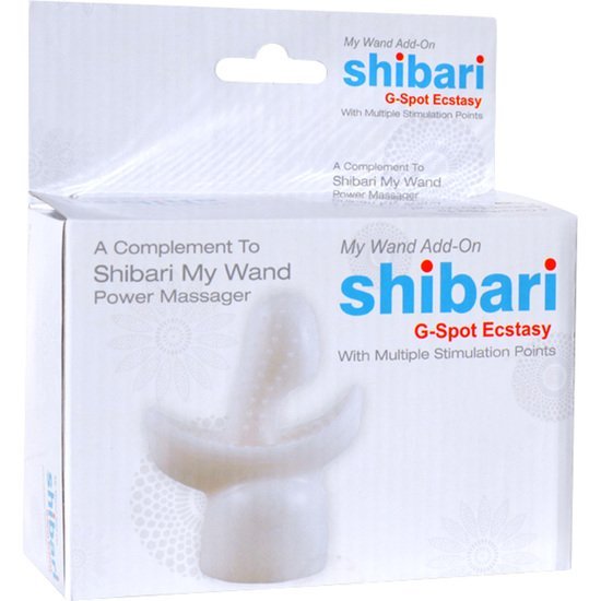 G spot extasy cabezal para el vibrador my wand de shibari blanco