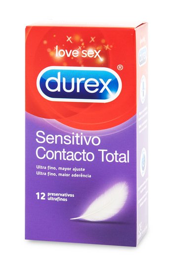 Preservativos Durex Sensitivo Contacto Total 12 unidades – Durex