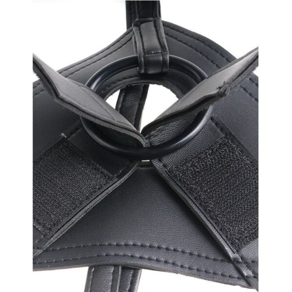 Arnés con dildo realista King Cock Strap-On Harness, con base de ventosa
