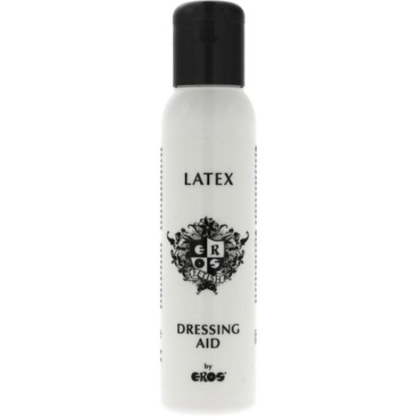 Frasco de Eros Latex Dressing Aid 100 ml para ropa de goma y látex