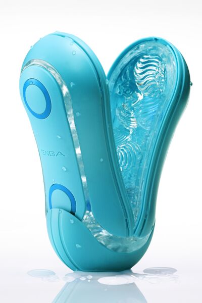 Masturbador Tenga Flip Orb con su tapa inferior