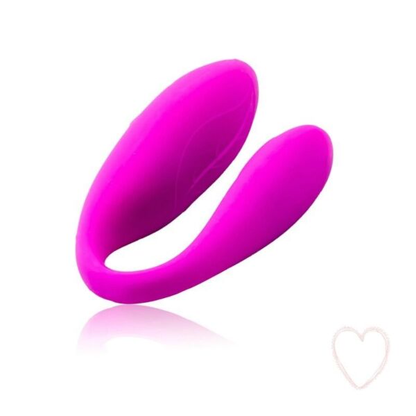 Vibrador para parejas Pretty Love Fascination en forma de U