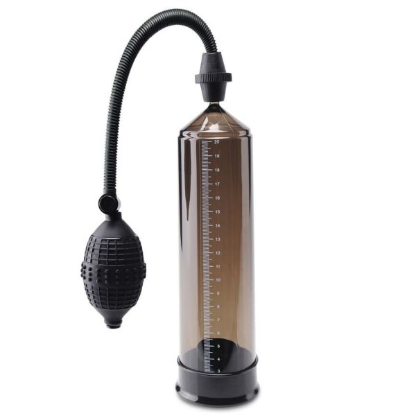 Bomba de pene Pipedream Pump Worx Euro Pump, con su cilindro de tubo ahumado