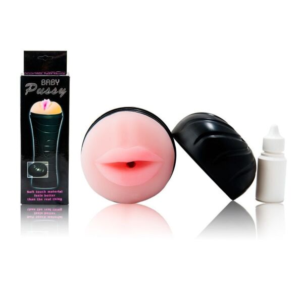 Masturbador Baile Baby Pussy Boca, réplica de una boca en material Pure Skin