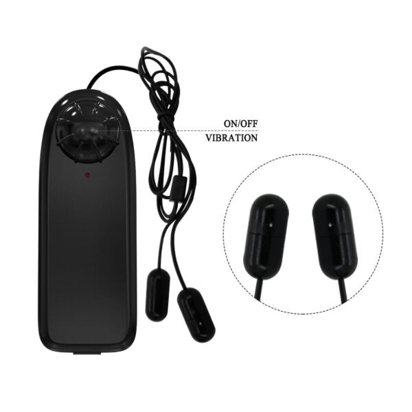 Funda vibradora para pene Baile BI-014630 con sus dos balas vibradoras