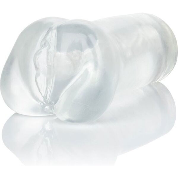Masturbador CalExotics Stroke It con interior texturizado y extremo cerrado