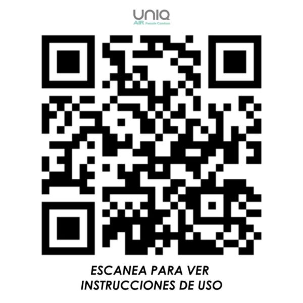 Preservativo femenino Uniq Air, pack de 3 unidades