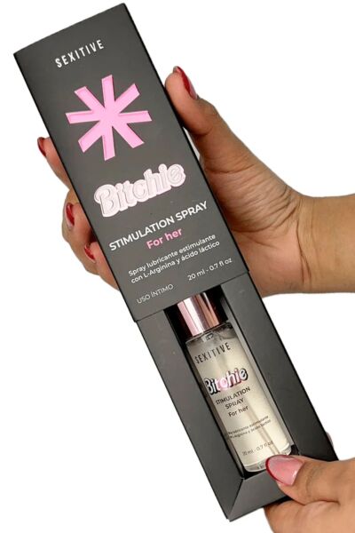 Envase con pulverizador del Sexitive Bitchie Stimulation Spray de 20 ml
