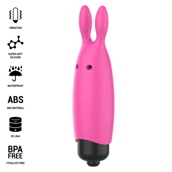 Vibrador bala Intense Fun Hopper, con sus aletas y su nariz