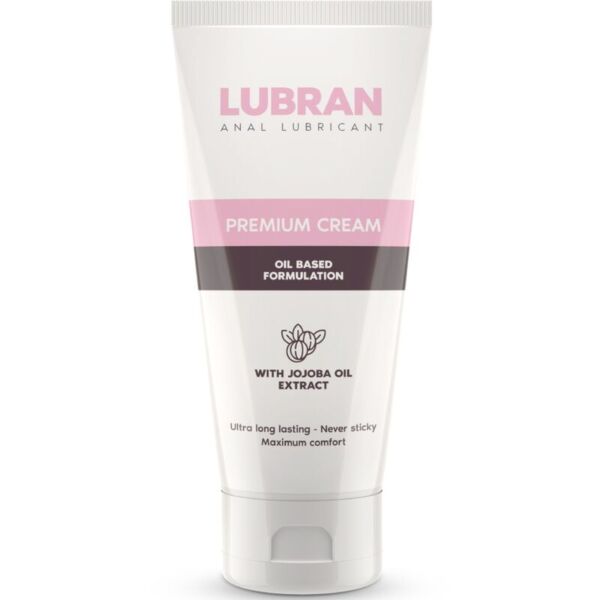 Lubricante en crema Lubran Oil Based de 50 ml, con jojoba y caléndula