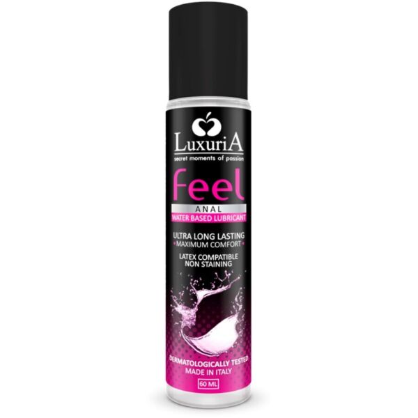Lubricante anal de base agua Intimateline Luxuria Feel Anal
