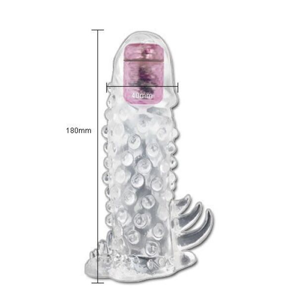 Funda vibradora para pene Baile Brave III