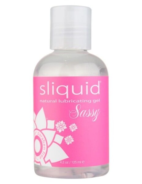 Envase de lubricante anal Sliquid Naturals Sassy