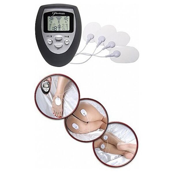 Kit de electroestimulación Fetish Fantasy Shock Therapy de Pipedream, con unidad de control, almohadillas y cable