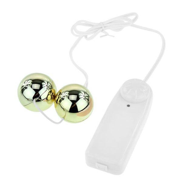 Bolas chinas vibradoras Baile Golden Chinese Balls con su mando con cable