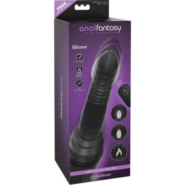 Vibrador anal Anal Fantasy Elite Ass Thruster de Pipedream, con ventosa