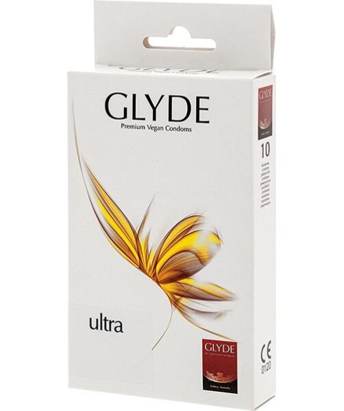 Caja de preservativos Glyde Ultra de 10 unidades