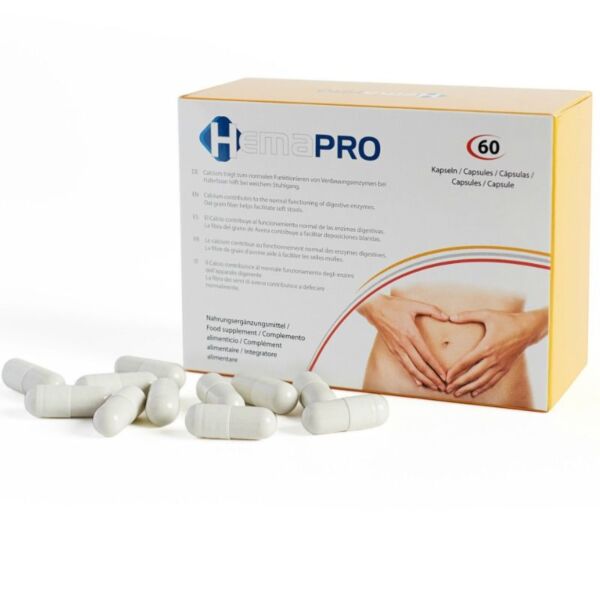 Caja del complemento alimenticio Hemapro Pills de 500Cosmetics