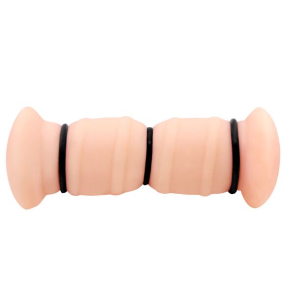 Masturbador doble Crazy Bull Emma de color natural