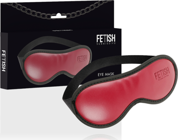 Antifaz Fetish Submissive Dark Room de cuero vegano