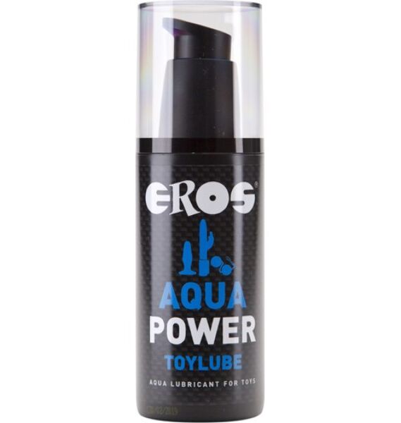 Lubricante Eros Aqua Power Toylube 125 ml en bote con dosificador