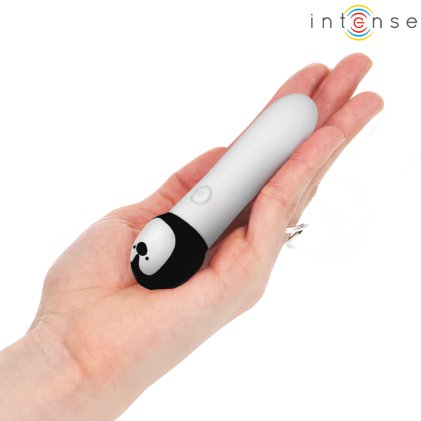 Bala vibradora Intense Rico, blanca y con forma de pingüino