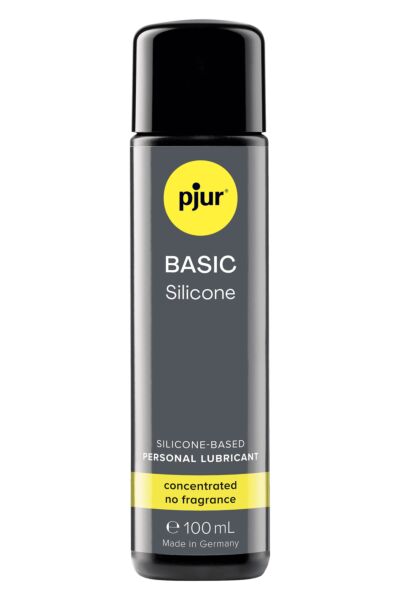 Frasco de lubricante de base silicona pjur Basic Silicone