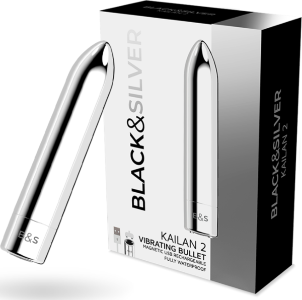 Bala vibradora Black&Silver Kailan 2