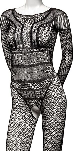 Body de encaje de cuerpo entero CalExotics Scandal Lace Body Suit, sin entrepierna