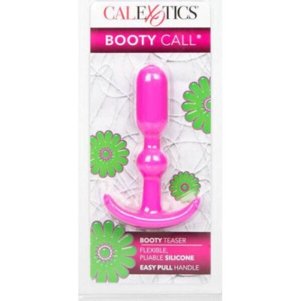 Plug anal Booty Call Booty Teaser con relieves y asa de extracción