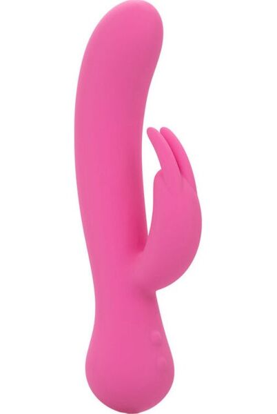 Vibrador rabbit CalExotics First Time Rechargeable Bunny en color rosa