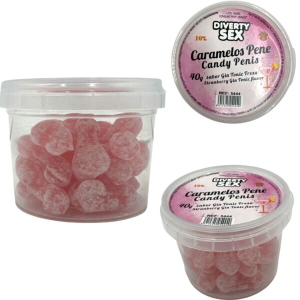 Bolsa de Caramelos Diablo Picante con forma de pene