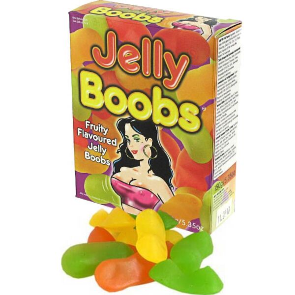 Paquete de gominolas Spencer & Fleetwood Jelly Boobs con forma de pechos