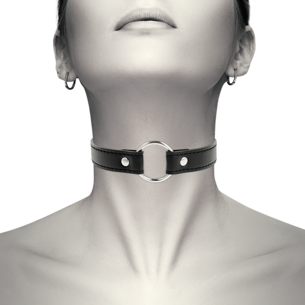 Collar BDSM Coquette Chic Desire con su cierre de tres broches