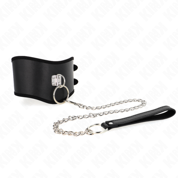 Collar con correa Kink, de silicona