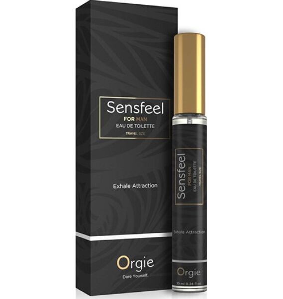 Frasco con vaporizador de Orgie Sensfeel For Man 10 ml