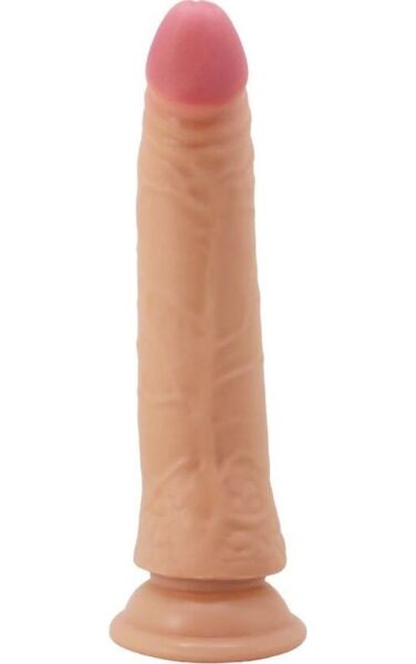 Consolador realista Pretty Love BW-007006NRG-1 color carne, con ventosa en la base