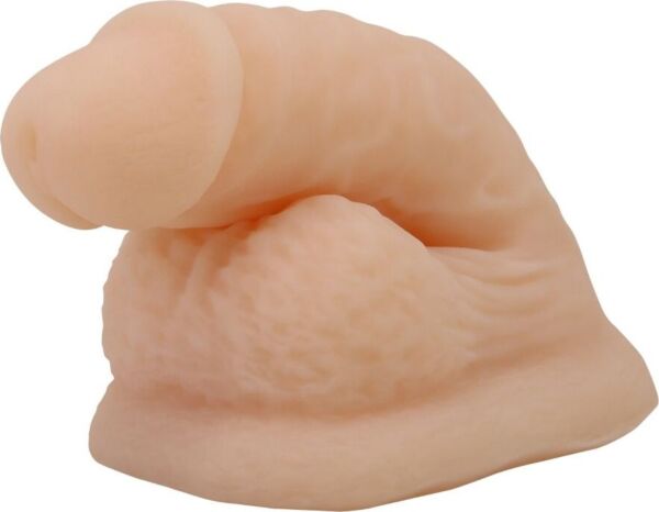 Dildo realista Pretty Love BW-008135N con cabeza abultada, relieve venoso y base con ventosa
