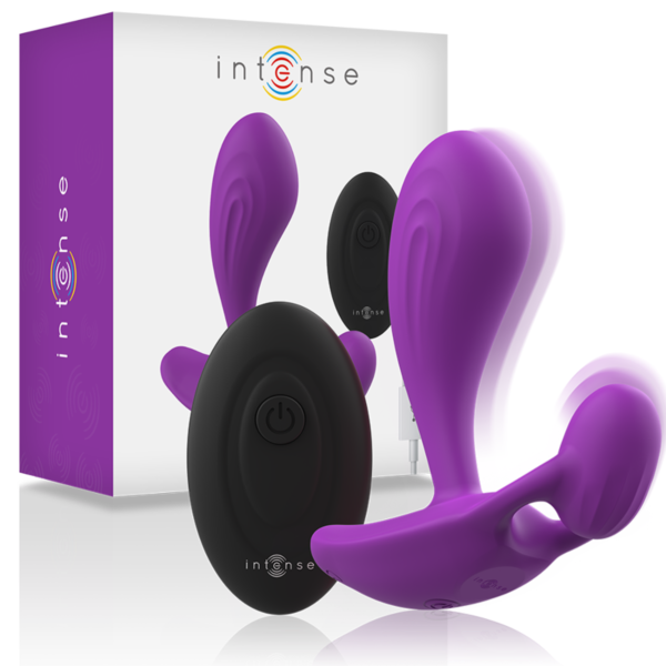 Plug anal vibrador Intense Shelly con su mando a distancia