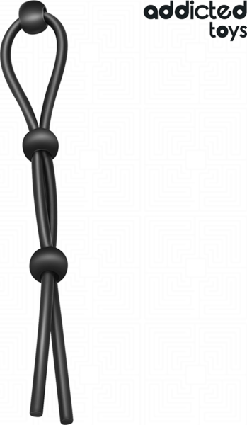 Cuerda para el pene Addicted Toys de lazo triple, con su bola de ajuste