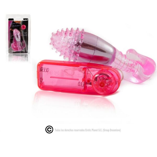 Estimulador vaginal y anal Baile con bala vibradora y mango ondulado