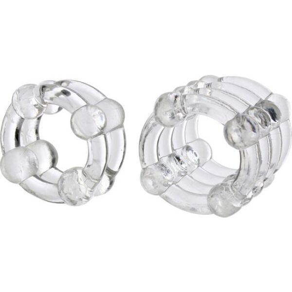 Set de anillos transparentes COLT Enhancer Rings Clear de dos y cuatro aros unidos