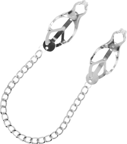 Pinzas para pezones Darkness con su cadena