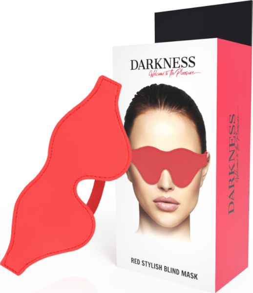 Antifaz Darkness Stylish de PVC con su cinta elástica