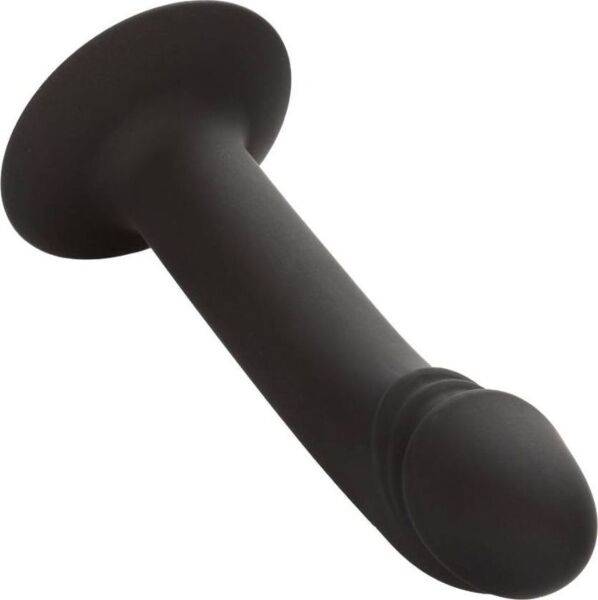 Dildo anal CalExotics Curved Anal Stud, con su punta curvada y su base de ventosa