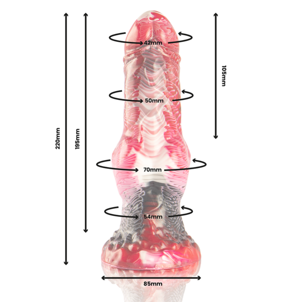 Dildo EPIC Helios de inspiración mitológica, con su base