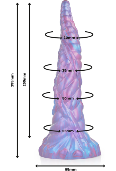 Dildo Epic Nokken con base de ventosa