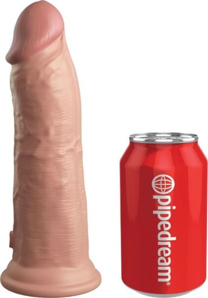 Dildo realista King Cock Elite 20,3 cm de silicona, con base de ventosa