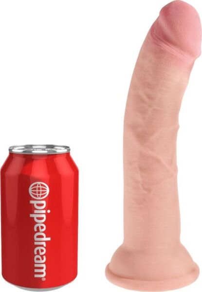 Dildo realista Pipedream King Cock Plus de 21,6 cm con ventosa en la base